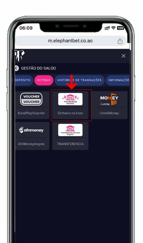 ElephantBet Levantamento Instantâneo: Saque seus ganhos em minutos