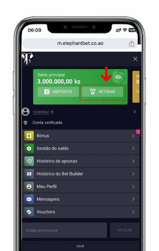Retire seus ganhos com o Levantamento Instantâneo da ElephantBet