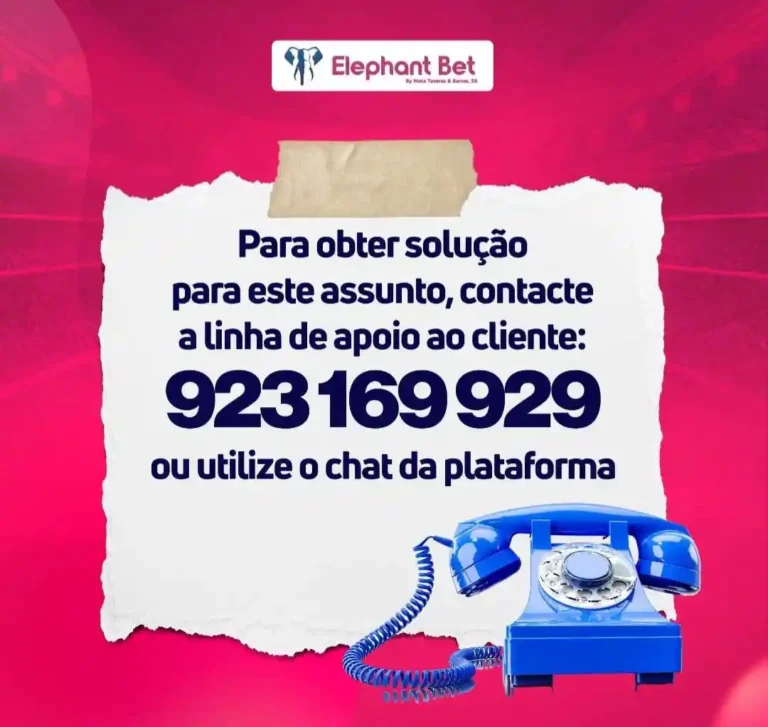 apoio ao cliente ElephantBet